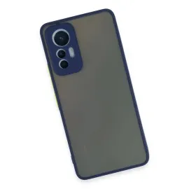 Newface Xiaomi Mi 12 Lite Kılıf Montreal Silikon Kapak - Lacivert