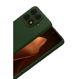 Newface Xiaomi Mi 15T Pro Nano Içi Kadife Silikon - Koyu Yeşil