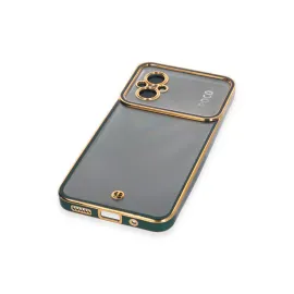 Newface Xiaomi Poco M5 Kılıf Liva Lens Silikon - Yeşil