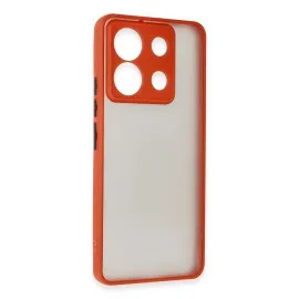 Newface Xiaomi Redmi Note 13 5G Kılıf Montreal Silikon Kapak - Kırmızı