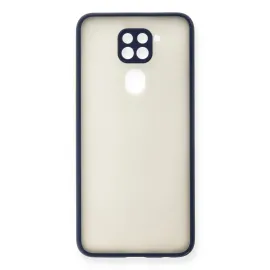 Newface Xiaomi Redmi Note 9 Kılıf Montreal Silikon Kapak - Lacivert