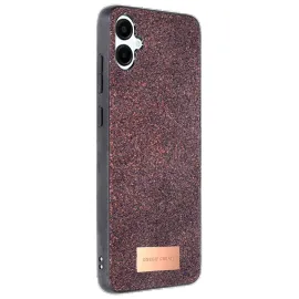 Onegif Samsung Galaxy A06 Bright Simli Kapak - Derin Mor