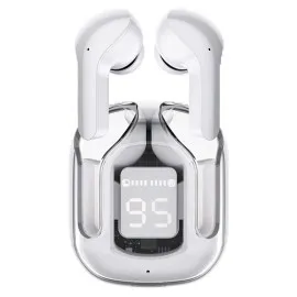 Konfulon GT13 Dijital Şarj Göstergeli Kablosuz Airpods Kulaklık - Beyaz