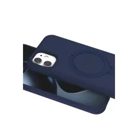 Newface Apple iPhone 11 Regal Magsafe Standlı Kapak - Lacivert