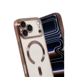 Newface Apple Iphone 17 Pro Max Kross Magneticsafe Kapak - Çöl Titanyum