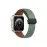 Newface Apple Watch 42Mm Kr414 Daks Deri Kordon - Koyu Yeşil