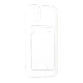 Newface Iphone 11 Kılıf Kart Şeffaf Silikon - Şeffaf