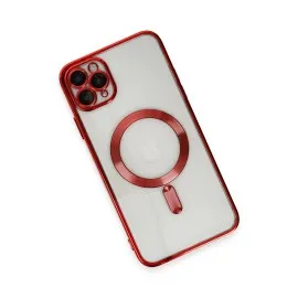 Newface Iphone 11 Pro Max Kılıf Kross Magneticsafe Kapak - Kırmızı