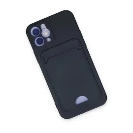 Newface Iphone 12 Kılıf Kelvin Kartvizitli Silikon - Lacivert
