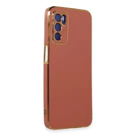 Newface Oppo A16 Kılıf Volet Silikon - Kırmızı