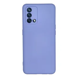 Newface Oppo A74 4G Kılıf Nano Içi Kadife Silikon - Lila