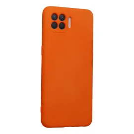 Newface Oppo Reno 4 Lite Kılıf Nano Içi Kadife Silikon - Turuncu