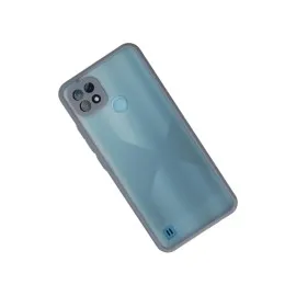 Newface Realme C21 Kılıf Montreal Silikon Kapak - Gri