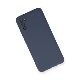 Newface Samsung Galaxy A03S Kılıf Nano Içi Kadife Silikon - Gri