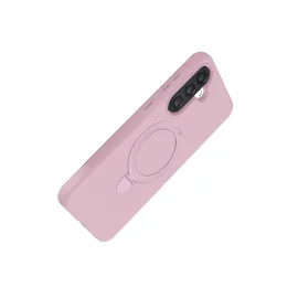 Newface Samsung Galaxy A17 5G Regal Magsafe Standlı Kapak - Açık Pembe