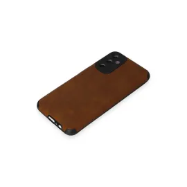 Newface Samsung Galaxy M14 5G Kılıf Loop Deri Silikon - Kahverengi