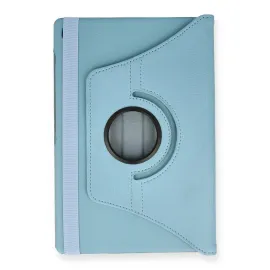 Newface Samsung Galaxy P610 Tab S6 Lite 10.4 Kılıf 360 Tablet Deri Kılıf - Turkuaz