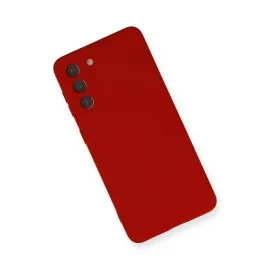 Newface Samsung Galaxy S21 Kılıf Nano içi Kadife Silikon - Kırmızı