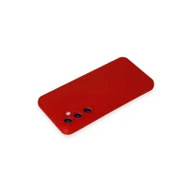 Newface Samsung Galaxy S23 Fe Kılıf Nano Içi Kadife Silikon - Kırmızı