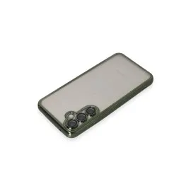 Newface Samsung Galaxy S23 Fe Kılıf Razer Lensli Silikon - Yeşil