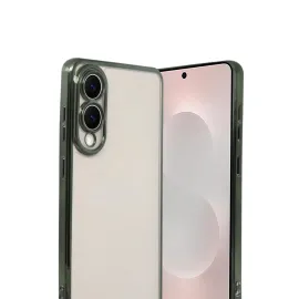 Newface Samsung Galaxy S25 Edge Razer Lensli Silikon - Yeşil