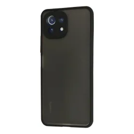 Newface Xiaomi Mi 11 Lite Kılıf Montreal Silikon Kapak - Siyah