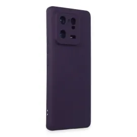 Newface Xiaomi Mi 13 Pro Kılıf Nano Içi Kadife Silikon - Mor