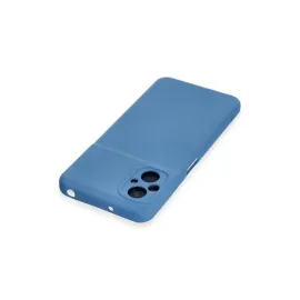 Newface Xiaomi Poco M5 Kılıf Nano Içi Kadife Silikon - Mavi