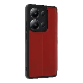 Newface Xiaomi Redmi 15C 4G Flip Cover - Kırmızı