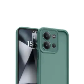 Newface Xiaomi Redmi 15C 4G Viera Silikon - Koyu Yeşil