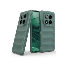 Newface Xiaomi Redmi Note 14 Pro 4G Kılıf Optimum Silikon - Koyu Yeşil