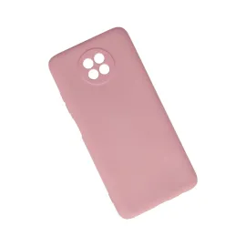 Newface Xiaomi Redmi Note 9 5G Kılıf Nano Içi Kadife Silikon - Pembe