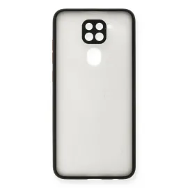 Newface Xiaomi Redmi Note 9 Kılıf Montreal Silikon Kapak - Siyah