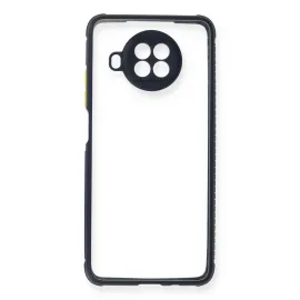 Newface Xiaomi Redmi Note 9 Pro 5G Kılıf Miami Şeffaf Silikon  - Lacivert