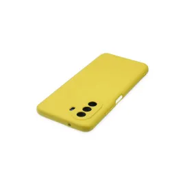 Newface Huawei Nova Y70 Kılıf Nano Içi Kadife Silikon - Sarı