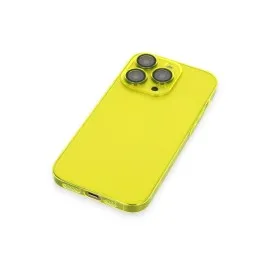 Newface Iphone 13 Pro Kılıf Armada Lensli Kapak - Sarı