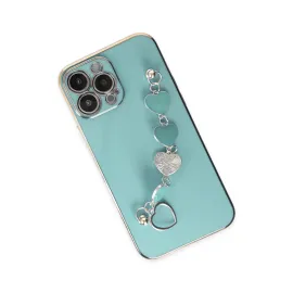 Newface Iphone 13 Pro Kılıf Esila Silikon - Su Yeşili