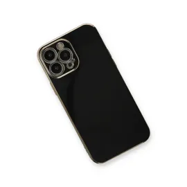 Newface Iphone 13 Pro Max Kılıf Volet Silikon - Siyah