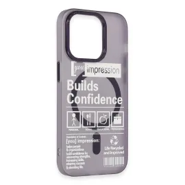 Newface Iphone 14 Pro Kılıf Apollo Magneticsafe Desenli Kapak - Apollo Mor - 6