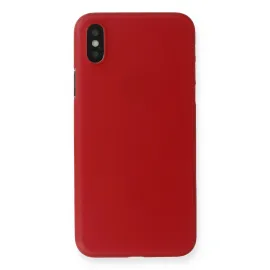 Newface Iphone Xs Max Kılıf Pp Ultra İnce Kapak - Kırmızı
