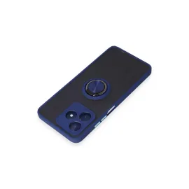 Newface Realme C53 Kılıf Montreal Yüzüklü Silikon Kapak - Lacivert