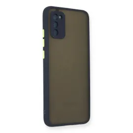 Newface Samsung Galaxy A03S Kılıf Montreal Silikon Kapak - Lacivert