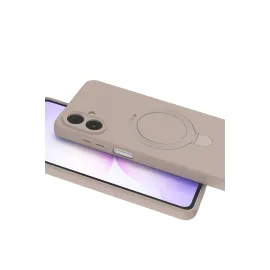 Newface Samsung Galaxy A07 4G Regal Magsafe Standlı Kapak - Çöl Titanyum