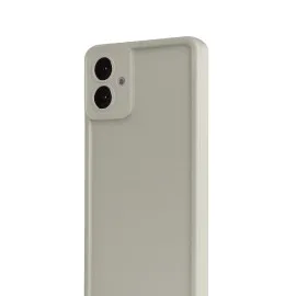 Newface Samsung Galaxy A07 Viera Silikon - Krem