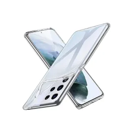 Newface Samsung Galaxy S21 Ultra Kılıf Lüx Şeffaf Silikon