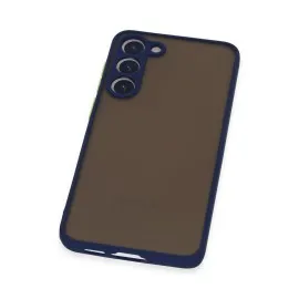 Newface Samsung Galaxy S23 Kılıf Montreal Silikon Kapak - Lacivert