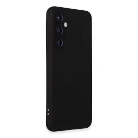 Newface Samsung Galaxy S24 Kılıf Nano içi Kadife Silikon - Siyah