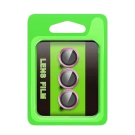 Newface Samsung Galaxy S25 Fe Raze Metal Kamera Lens - Pembe