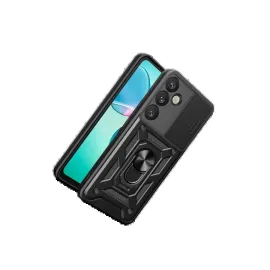 Newface Samsung Galaxy S26 Plus Pars Lens Yüzüklü Silikon - Siyah