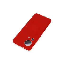 Newface Xiaomi Mi 13 Lite Kılıf Nano Içi Kadife Silikon - Kırmızı